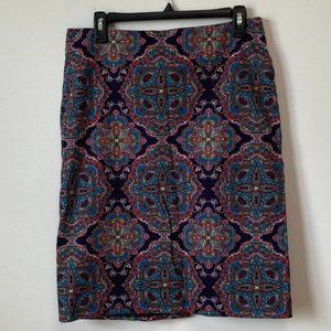 Pattern Pencil Skirt